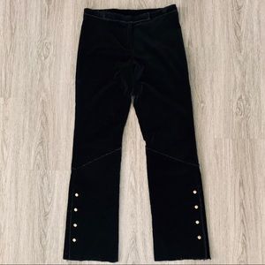 Nicole Miller ‘Gucci-Style’ Velvet Slit Pants